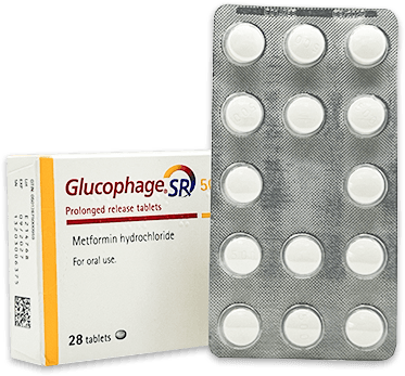 Glucophage Tablets (Prolonged Release) (500mg, 750mg, 1000mg)