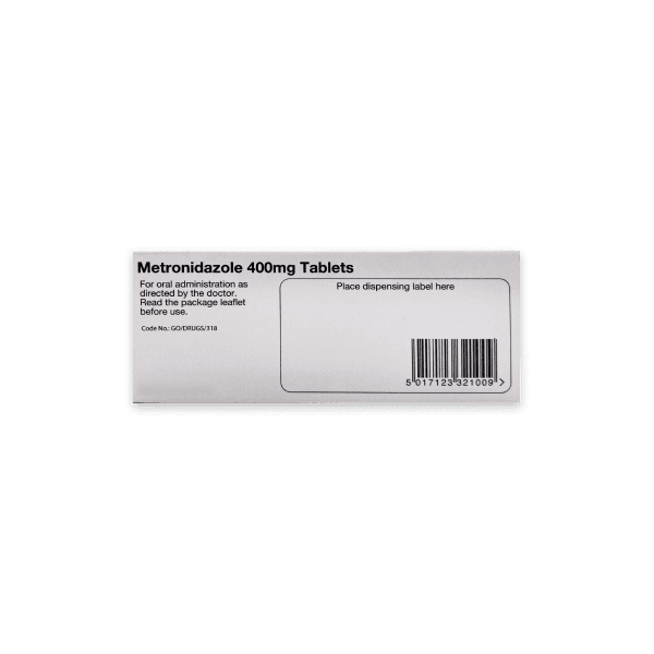 Metronidazole 400mg Tablets for Dental Infection