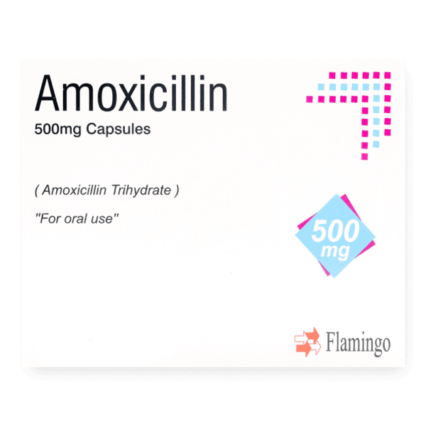 Amoxicillin 500mg Capsules for Dental Infection (First-Line Treatment)